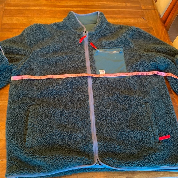 Topo Sherpa Jacket is 2 - in - 1 Size XXL Khaki color - Picture 3 of 6